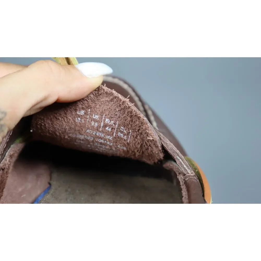 Sperry Men's Authentic Original 2-Eye Leather Boat Shoes Dark Brown Size 10.5